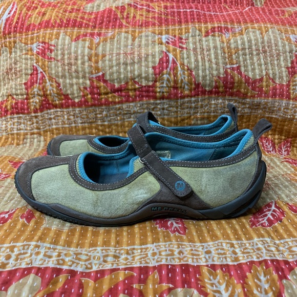 Merrell Shoes - Merrell Circuit Suede Mary Jane Sneakers Hiking 9